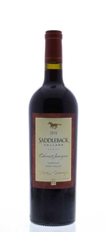 Saddleback Cabernet Sauvignon 2010 Front Bottle Shot