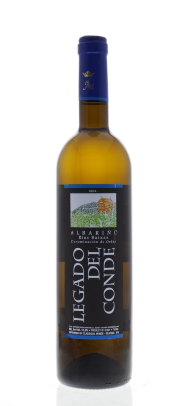 Morgadio Legado del Conde Albarino 2014 Front Bottle Shot