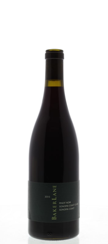 Baker Lane Sonoma Coast Cuvee Pinot Noir 2013 Front Bottle Shot