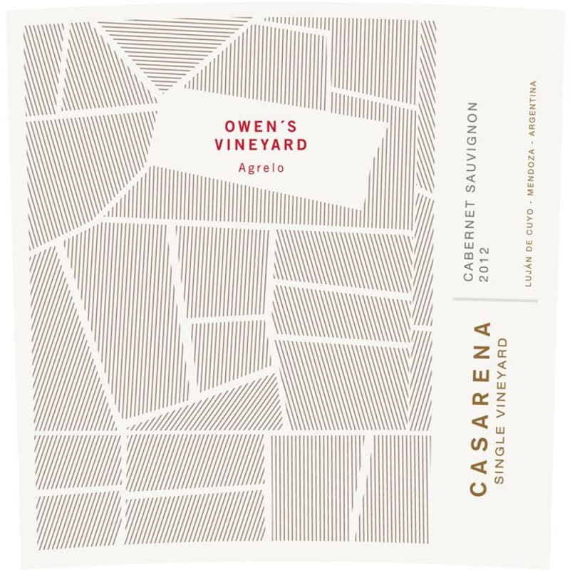 Casarena Owen's Vineyard Cabernet Sauvignon 2013 Front Label