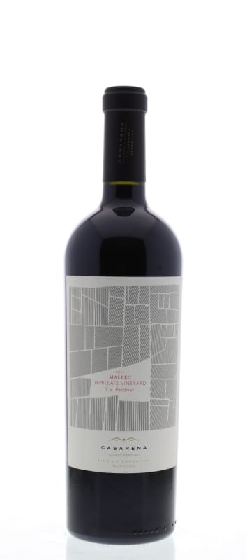 Casarena Jamilla's Vineyard Malbec 2011 Front Bottle Shot