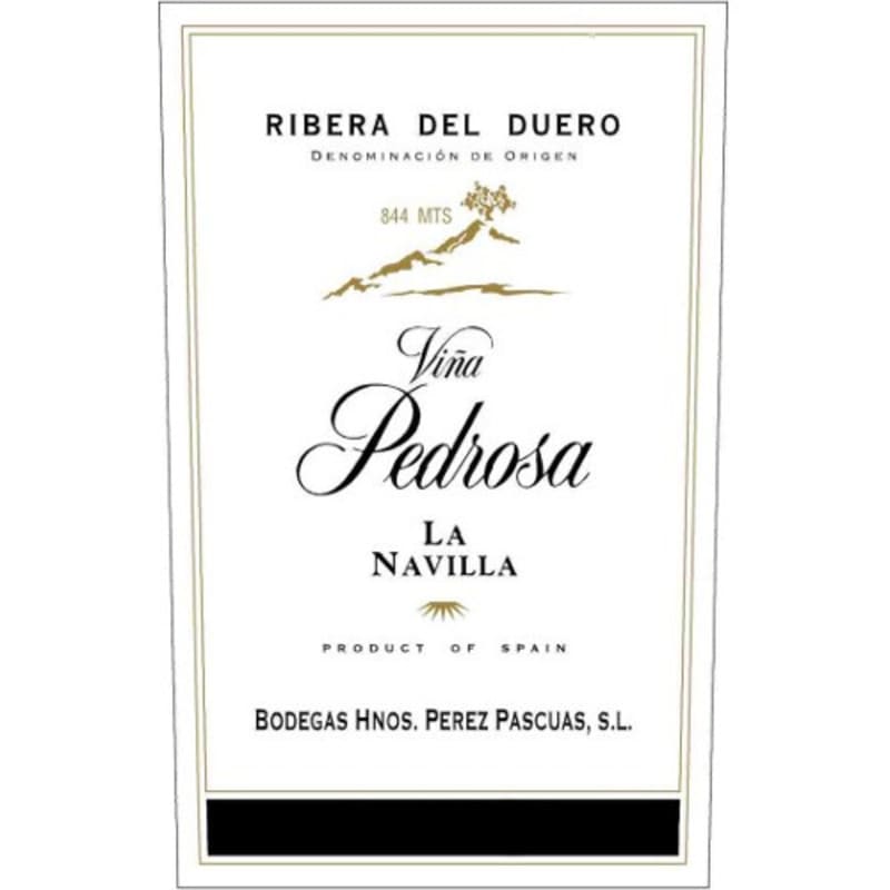 Perez Pascuas Reserva Vina Pedrosa Navilla 2009 Front Label