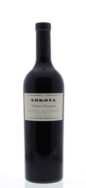 Lokoya Spring Mountain Cabernet Sauvignon 2012 Front Bottle Shot