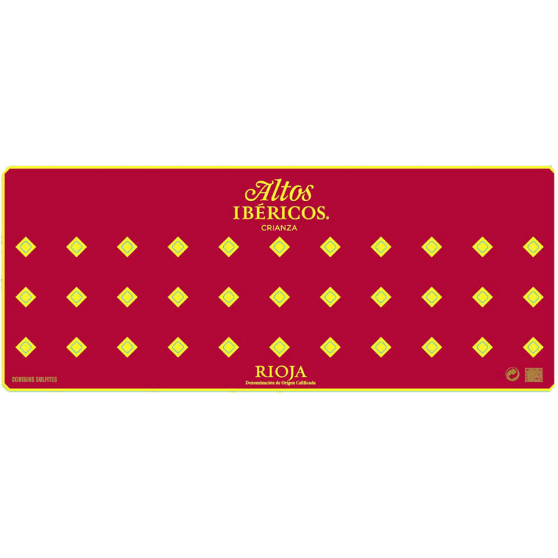Familia Torres Altos Ibericos Crianza 2012 Front Label