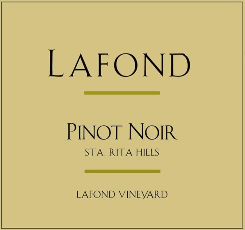 Lafond Lafond Vineyard Pinot Noir 2014 Front Label