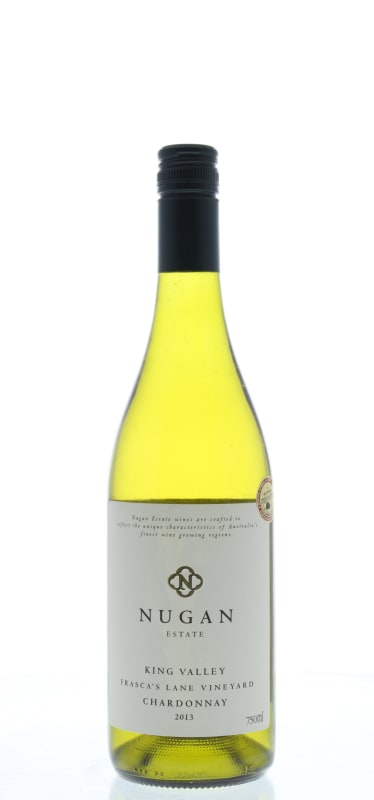 Nugan Estate Frasca's Lane Vineyard Chardonnay 2013 Front Bottle Shot