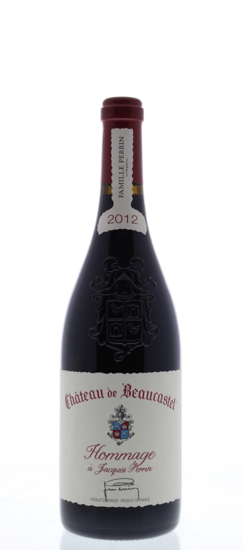 Chateau de Beaucastel Hommage Jacques Perrin Chateauneuf-du-Pape 2012 Front Bottle Shot