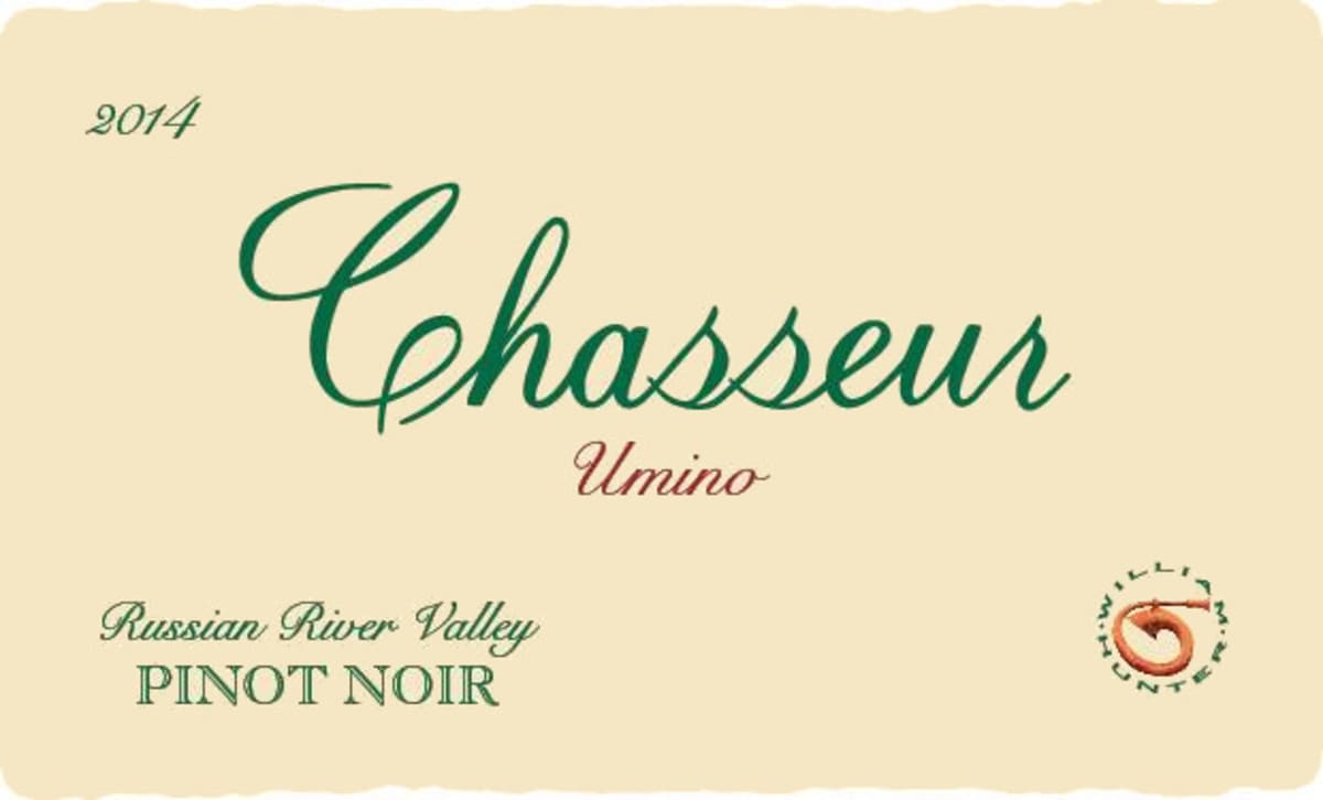 Chasseur Umino Pinot Noir 2014 Front Label
