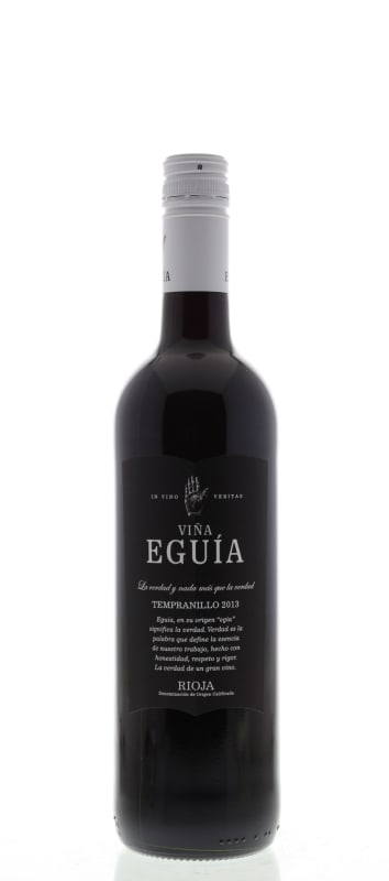 Vina Eguia Tempranillo 2013 Front Bottle Shot
