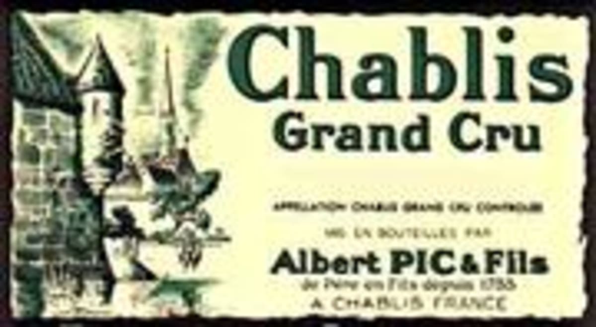 Albert Pic Vaillons Premier Cru Chablis 1997 Front Label