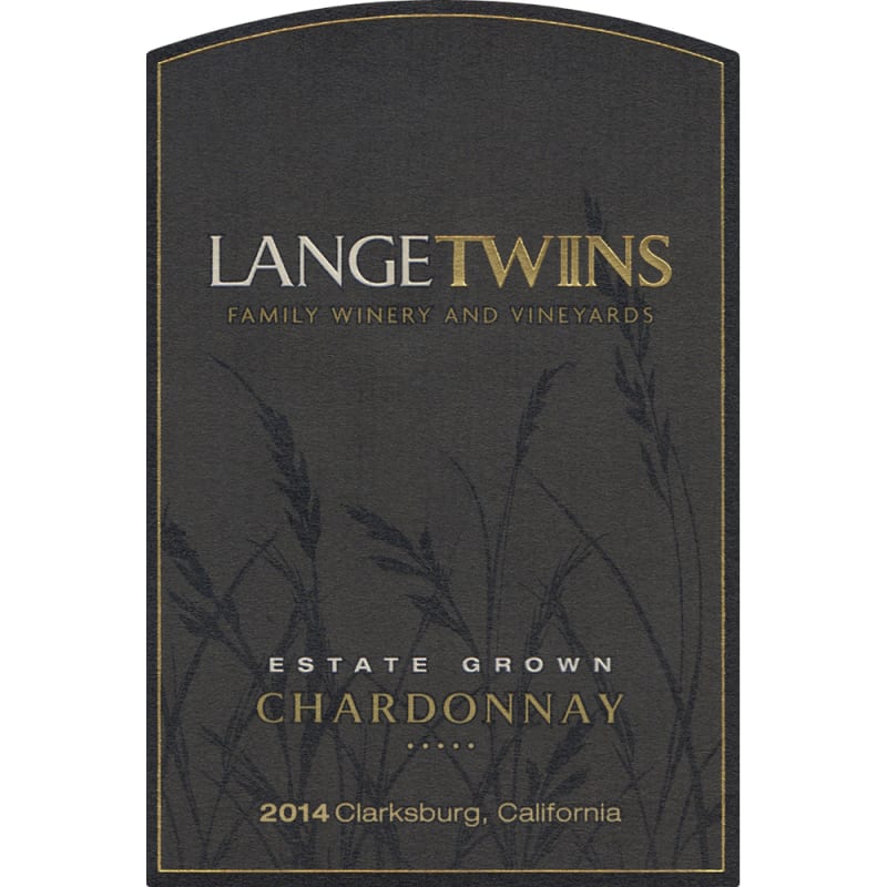 LangeTwins Estate Chardonnay 2014 Front Label