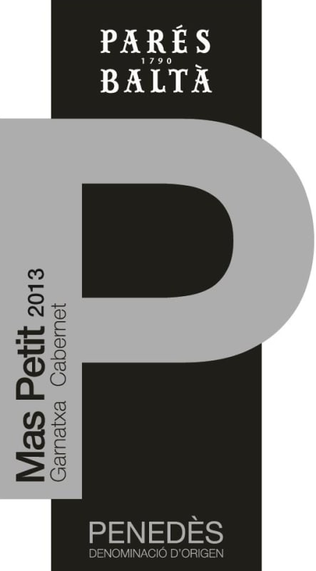 Pares Balta Mas Petit 2013 Front Label