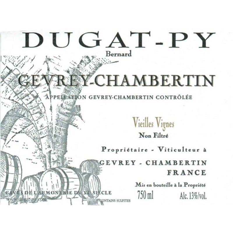 Dugat-Py Gevrey-Chambertin Premier Cru Vieilles Vignes 2012 Front Label