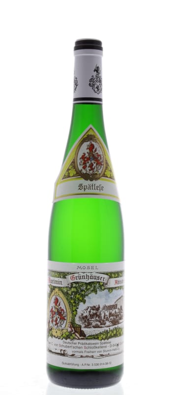 Maximin Grunhaus Abtsberg Riesling Spatlese 2011 Front Bottle Shot