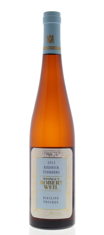 Robert Weil Kiedrich Turmberg Riesling Trocken 2013 Front Bottle Shot
