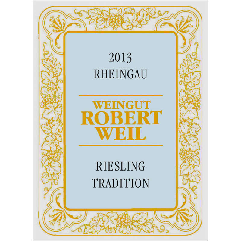 Robert Weil Riesling Tradition 2013 Front Label
