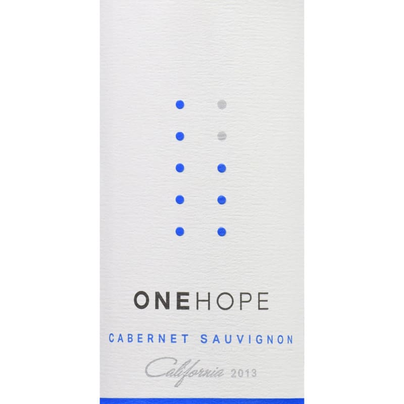 ONEHOPE California Cabernet Sauvignon 2013 Front Label