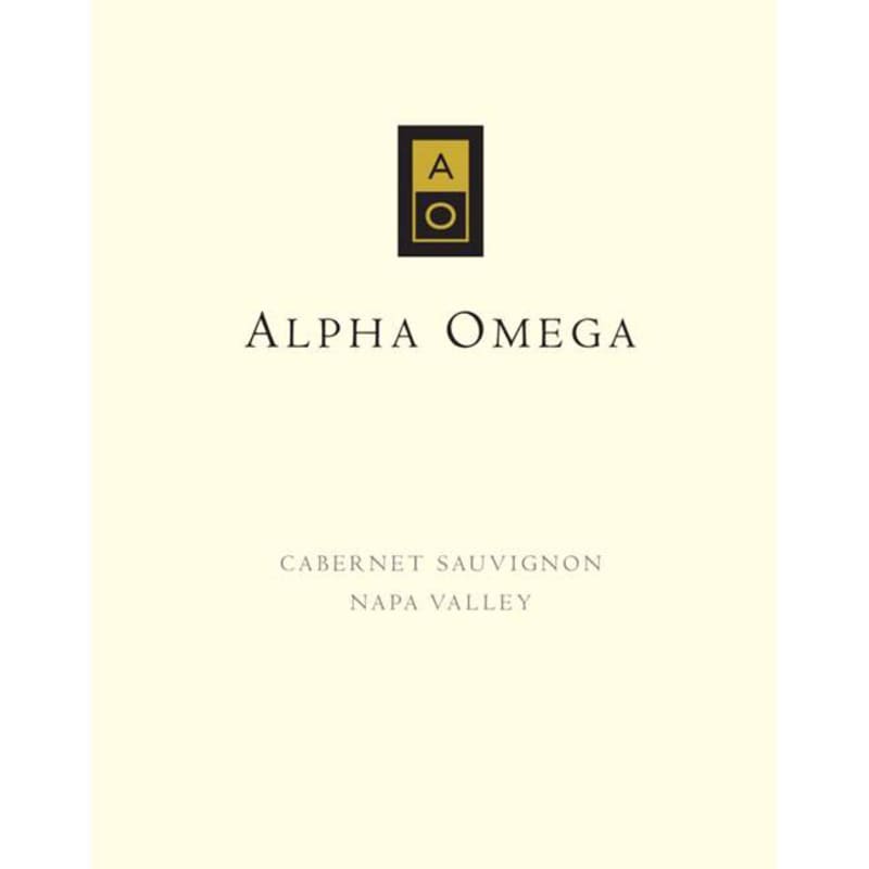Alpha Omega Napa Valley Cabernet Sauvignon 2012 Front Label