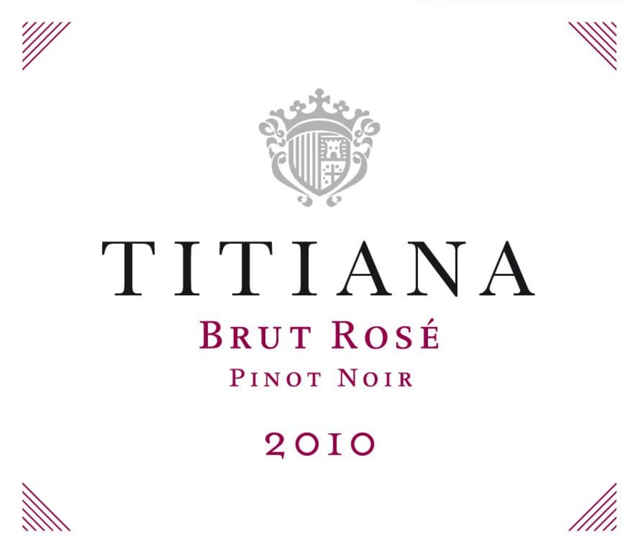 Parxet Titiana Brut Pinot Noir Rose 2010 Front Label