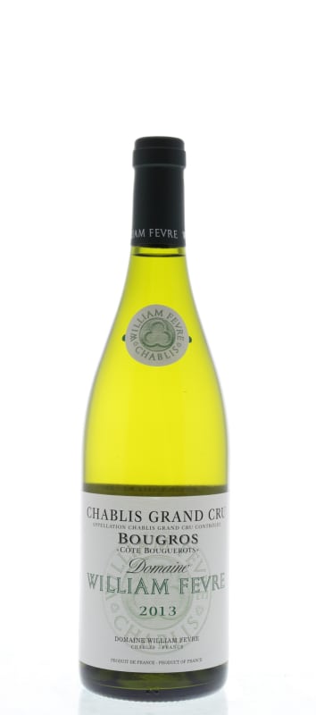 William Fevre Chablis Bougros Cote Bouguerots Grand Cru 2013 Front Bottle Shot
