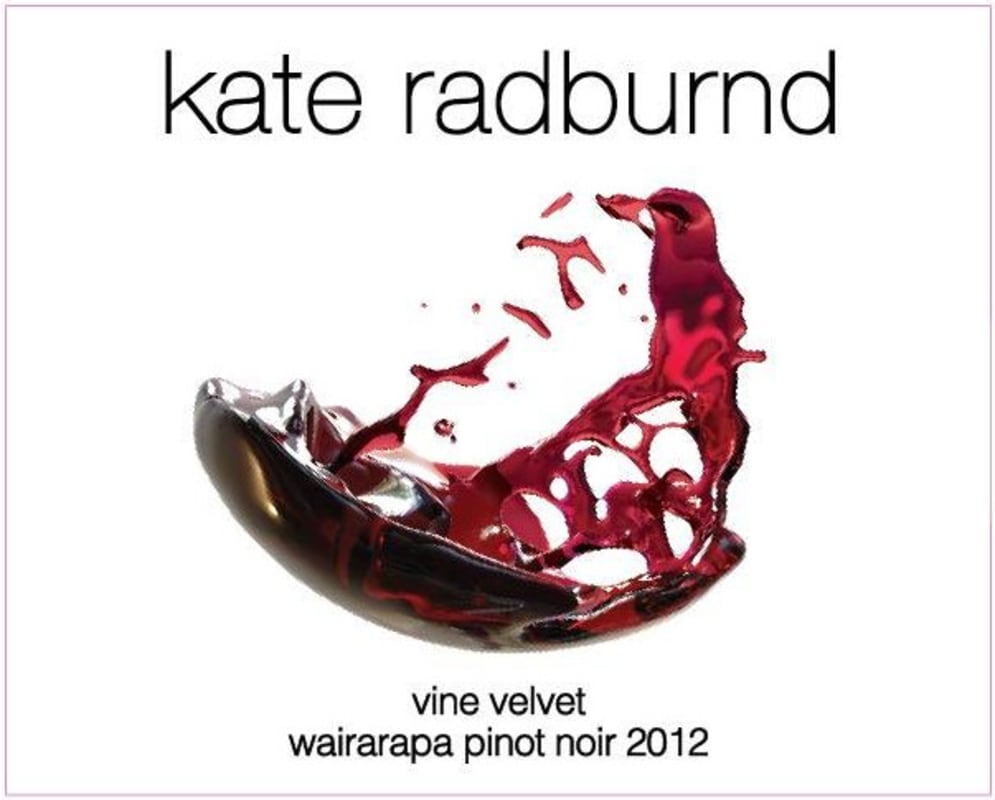 C.J. Pask Winery Kate Radburnd Vine Velvet Pinot Noir 2012 Front Label