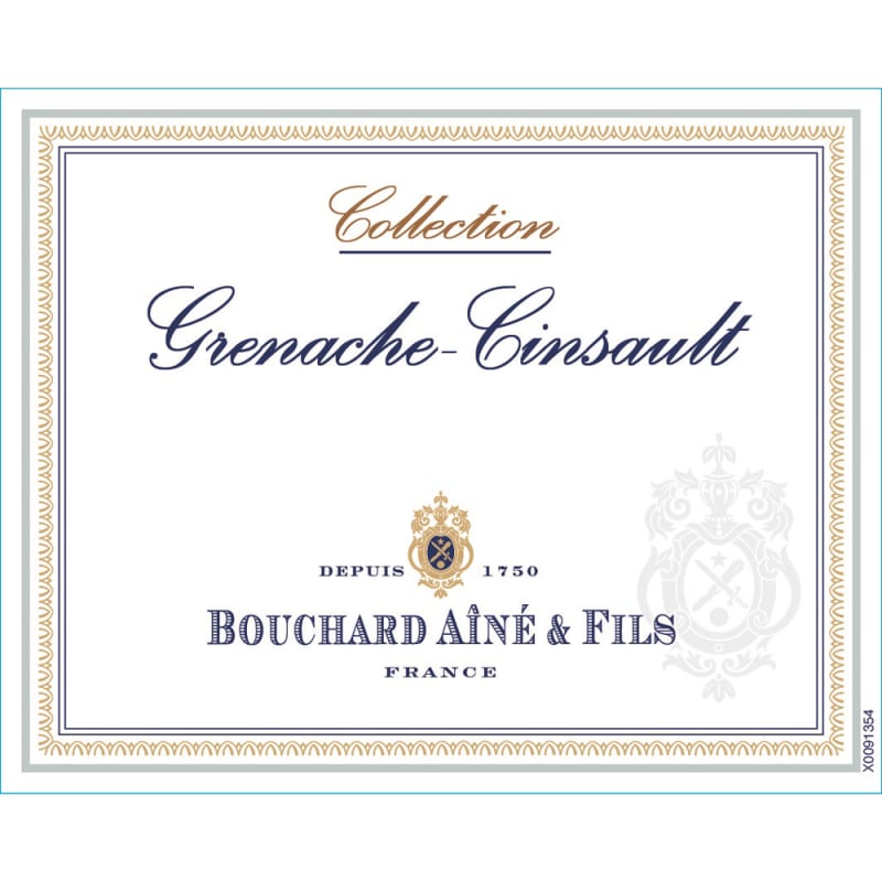 Bouchard Aine & Fils Grenache-Cinsault Rose 2014 Front Label