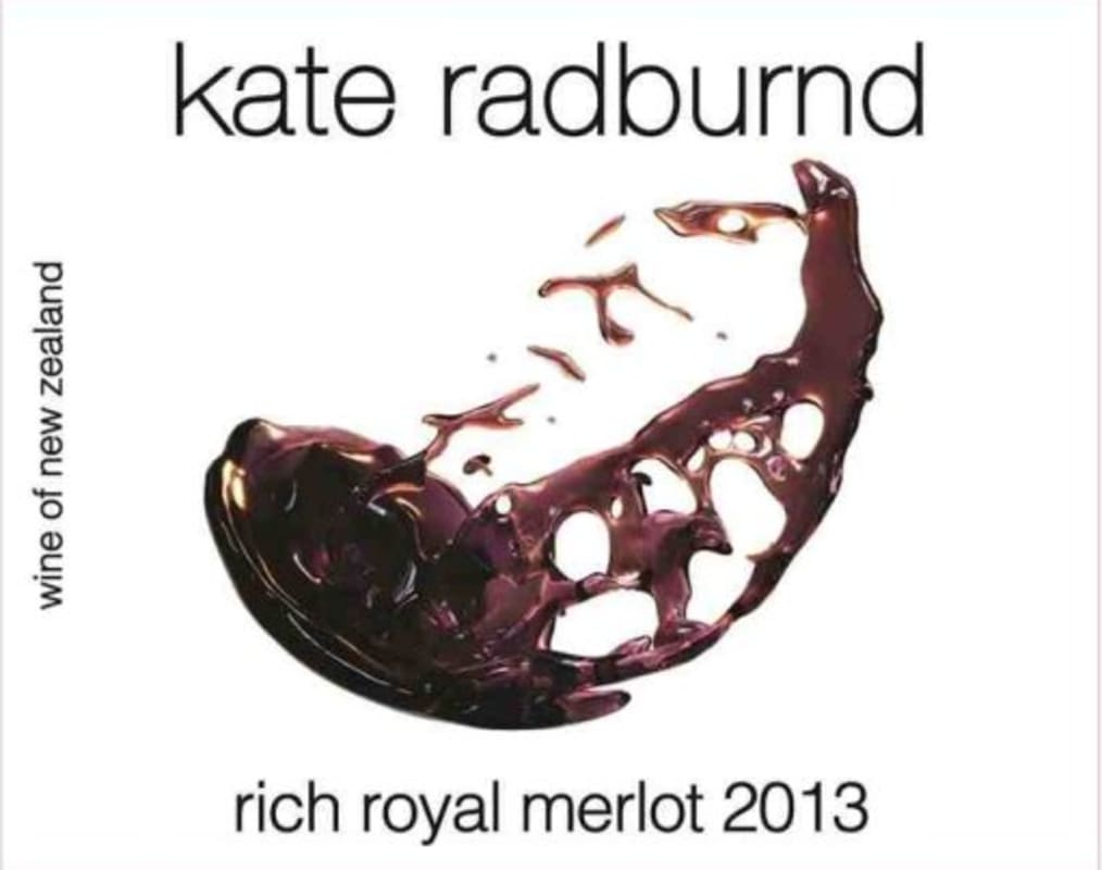C.J. Pask Winery Kate Radburnd 'Rich Royal' Merlot 2013 Front Label