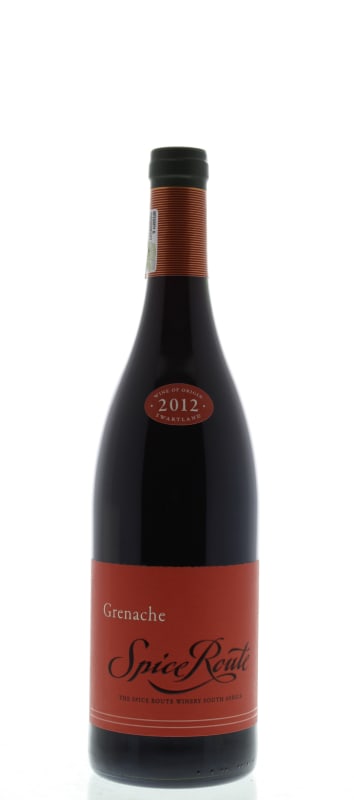 Spice Route Grenache 2012 Front Bottle Shot