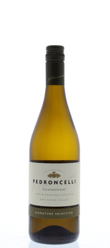 Pedroncelli Signature Selection Chardonnay 2014 Front Bottle Shot