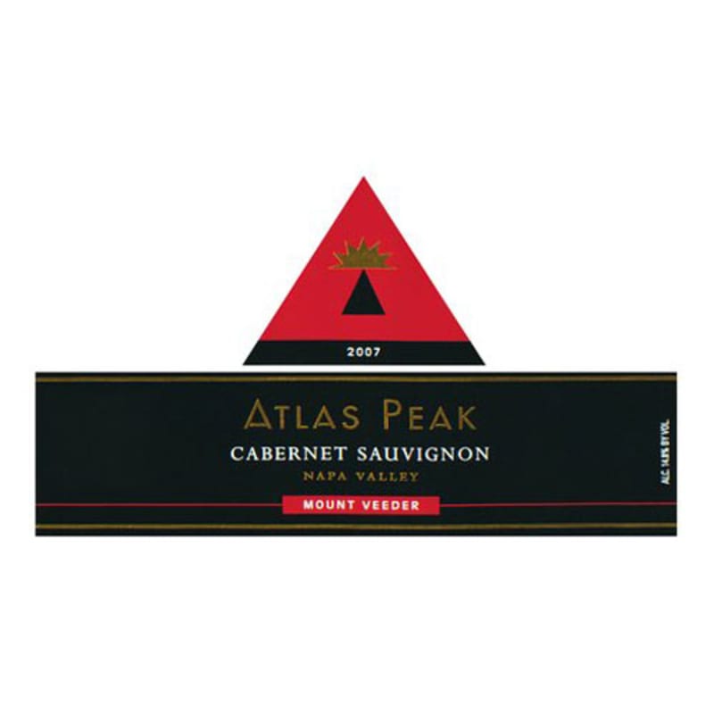 Atlas Peak Mount Veeder Cabernet Sauvignon 2007 Front Label