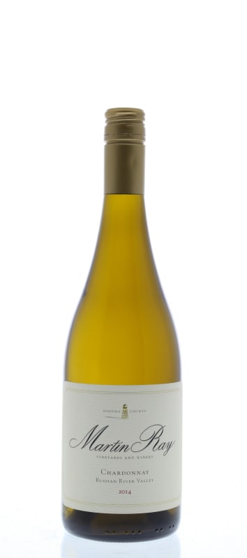 Martin Ray Russian River Valley Chardonnay 2014 Front Bottle Shot