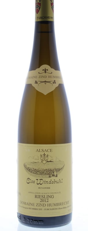 Zind-Humbrecht Clos Windsbuhl Riesling 2012 Front Bottle Shot