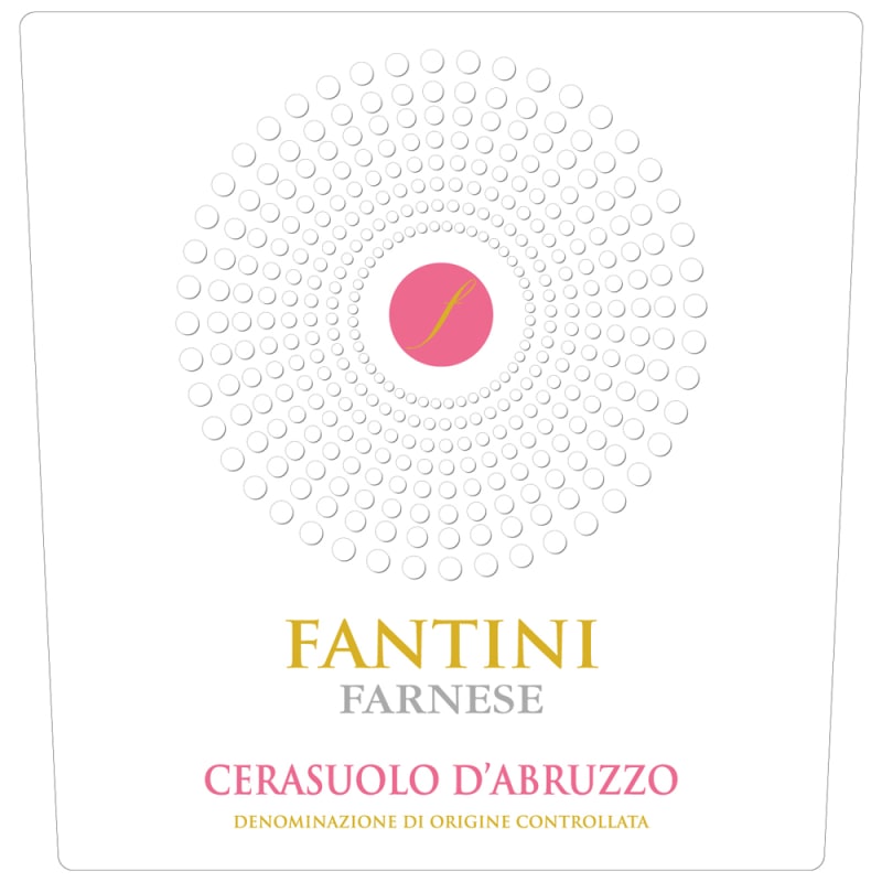 Fantini Cerasuolo d'Abruzzo Rose 2014 Front Label