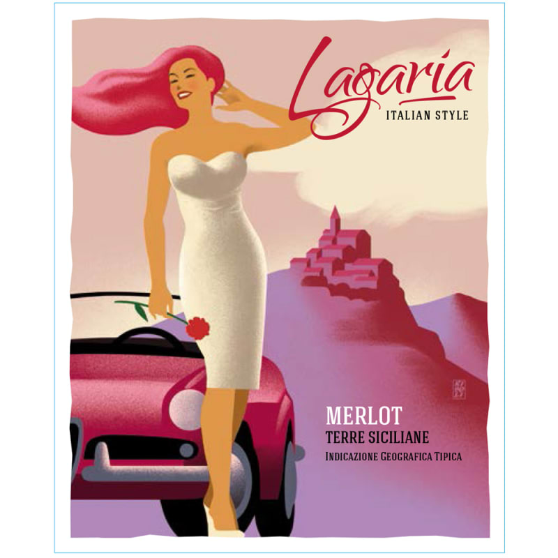Lagaria Merlot 2013 Front Label