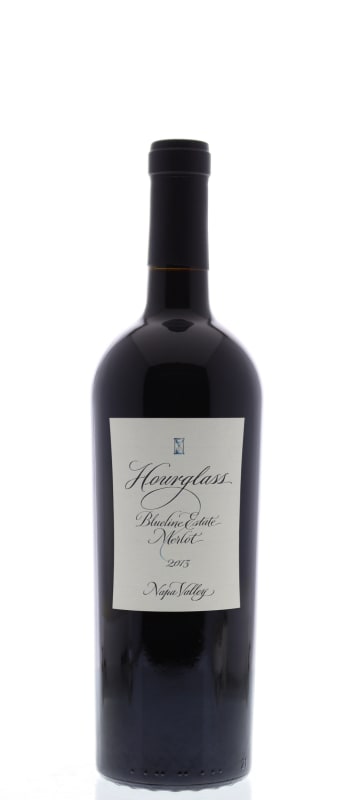 Hourglass Blueline Vineyard Merlot 2013 Front Bottle Shot