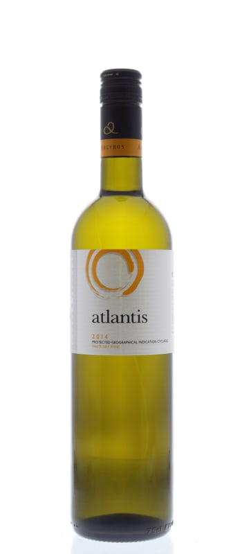 Estate Argyros Atlantis White 2014 Front Bottle Shot