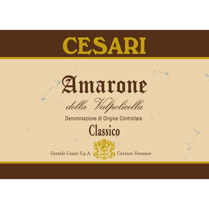 Cesari Amarone della Valpolicella Classico 2010 Front Label