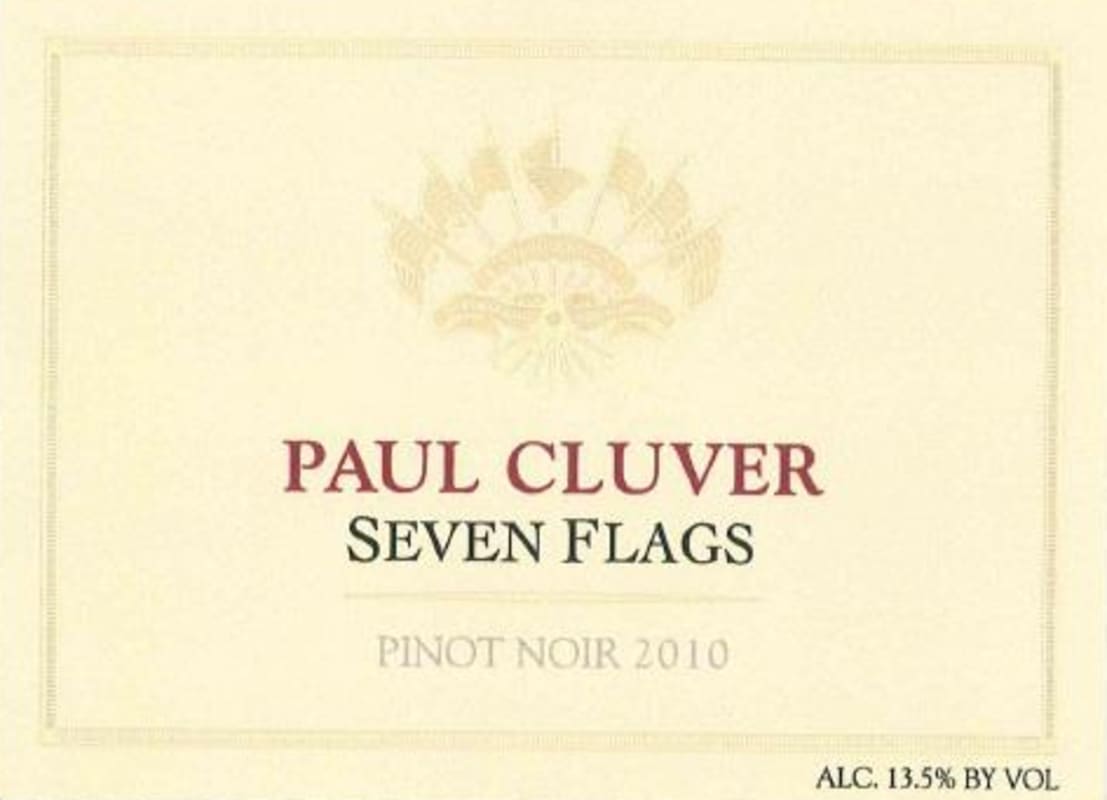 Paul Cluver Seven Flags Pinot Noir 2010 Front Label
