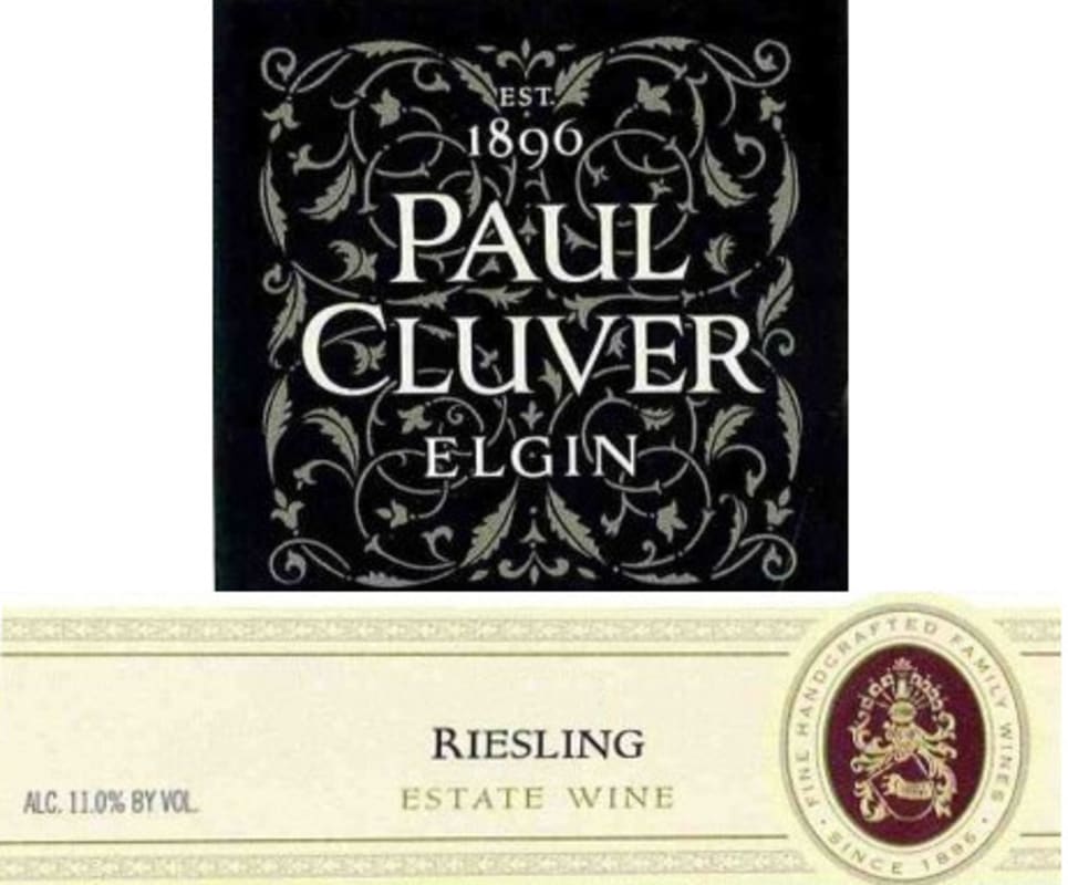 Paul Cluver Riesling 2012 Front Label