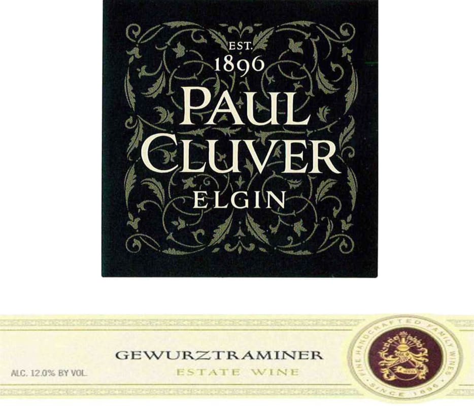 Paul Cluver Gewurztraminer 2014 Front Label
