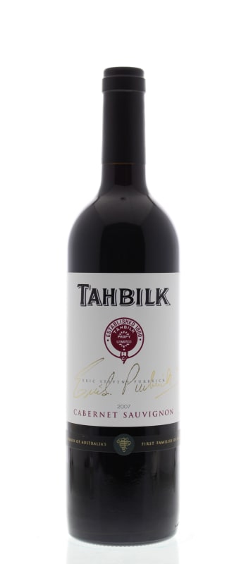 Tahbilk Eric Stevens Purbrick Cabernet Sauvignon 2007 Front Bottle Shot