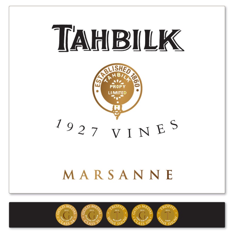Tahbilk 1927 Vines Marsanne 2005 Front Label