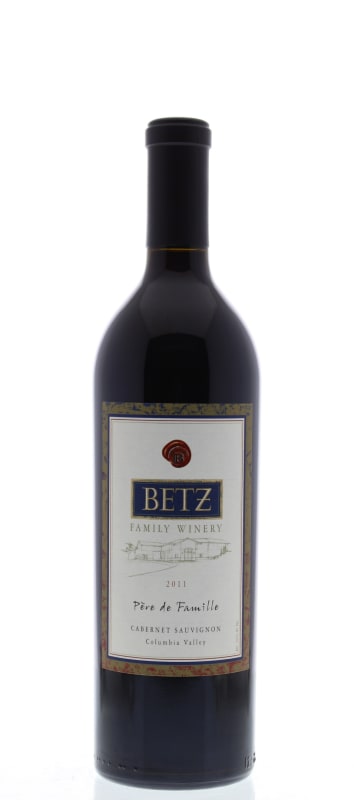 Betz Family Winery Pere de Famille Cabernet Sauvignon 2011 Front Bottle Shot