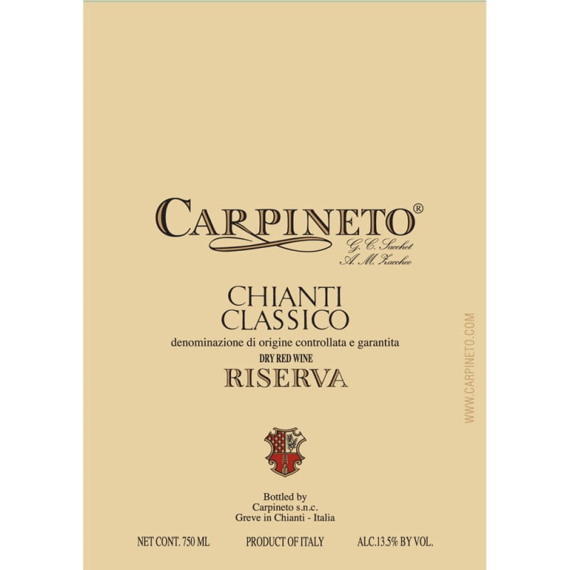 Carpineto Chianti Classico Riserva 2009 Front Label