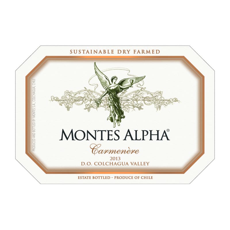 Montes Limited Selection Carmenere 2013 Front Label