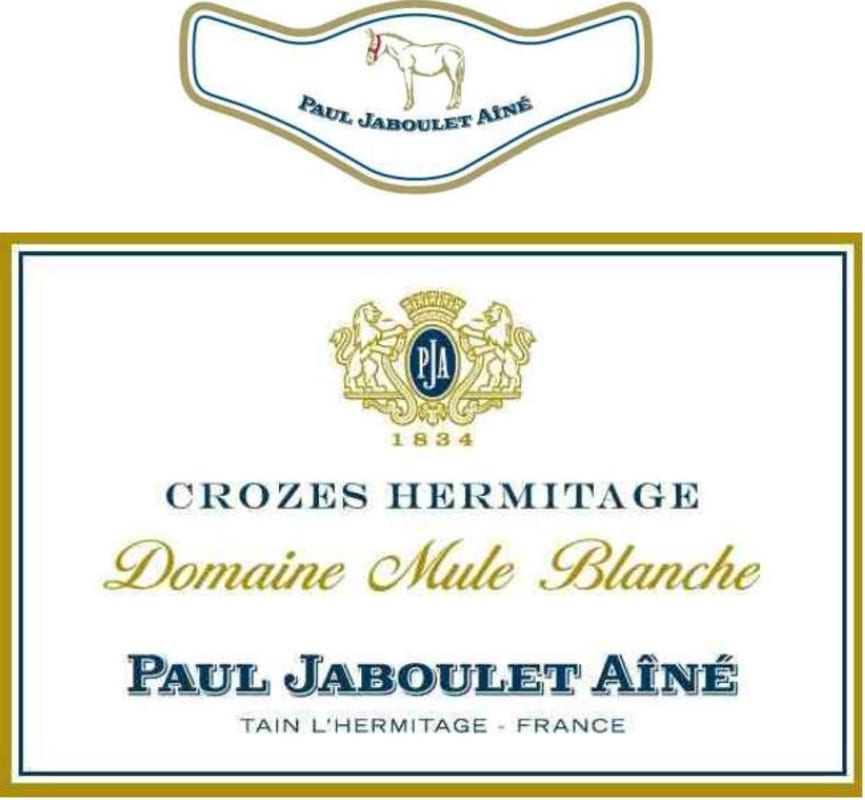 Jaboulet Crozes Hermitage Domaine Mule Blanche 2012 Front Label