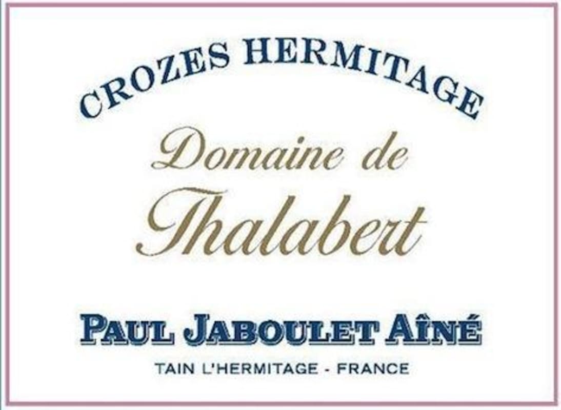 Jaboulet Crozes Hermitage Domaine de Thalabert 2007 Front Label