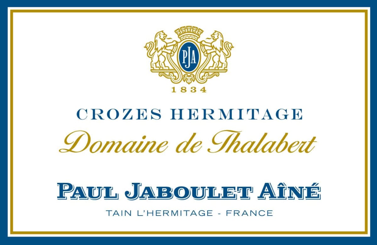 Jaboulet Crozes Hermitage Domaine de Thalabert 2013 Front Label