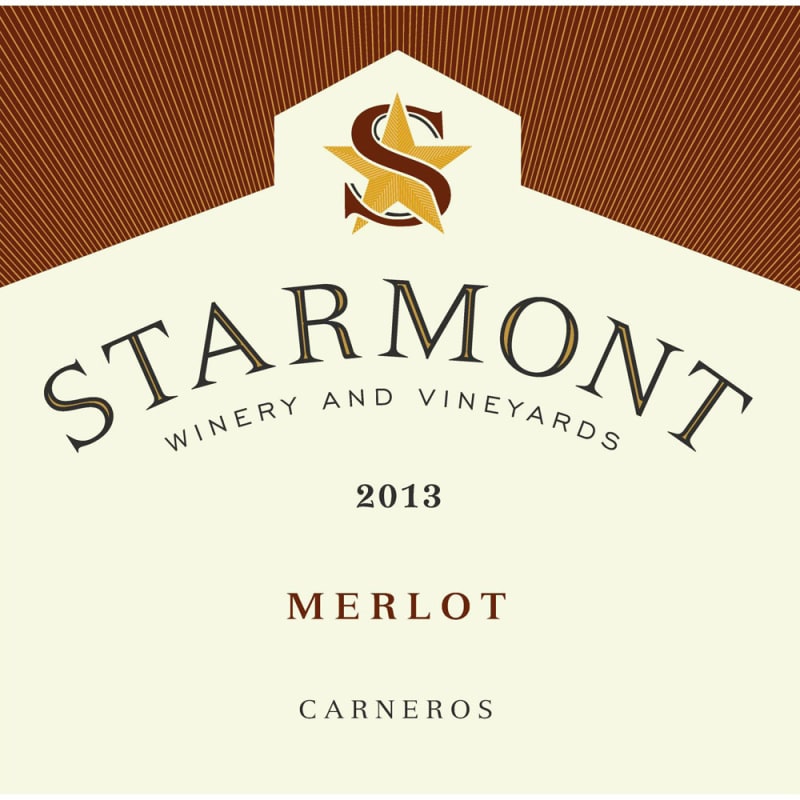 Starmont Merlot 2013 Front Label