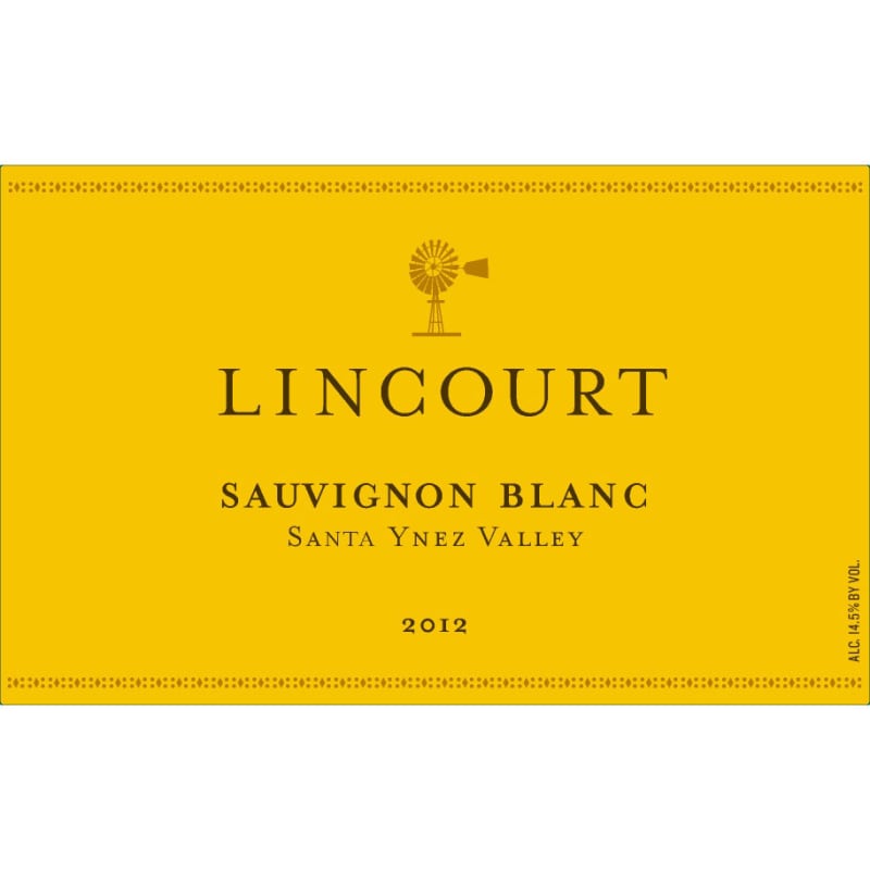 Lincourt Sauvignon Blanc 2012 Front Label